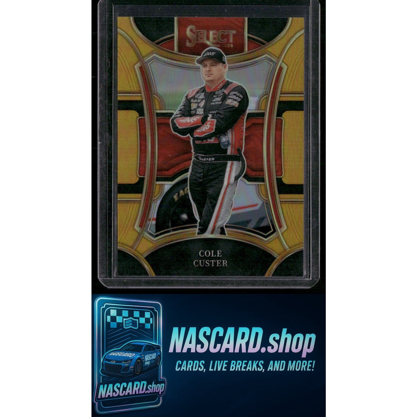 2024 Panini Select #235 Cole Custer Gold Prizms #/10