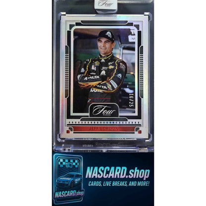 2025 Panini Turn Four #43 Jeff Gordon Red #/25