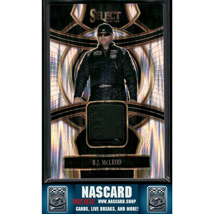 2024 Panini Select #SS-BJM B.J. McLeod Selective Swatches Flash Prizms - NASCARD.shop