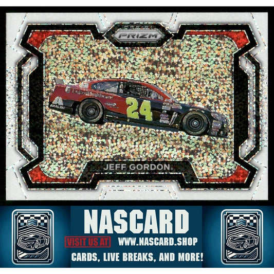 2024 Panini Prizm - Jeff Gordon Rides #56 White Sparkle Prizm