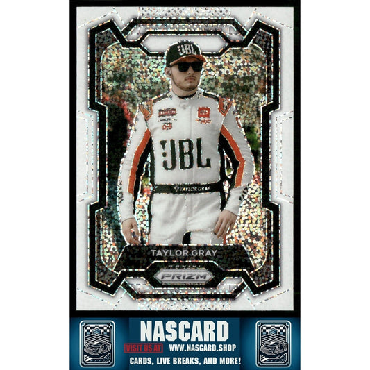 2024 Panini Prizm - Taylor Gray #80 White Sparkle Prizm