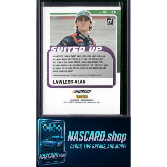 2025 Donruss #SU-LAN Lawless Alan Suited Up Swatches
