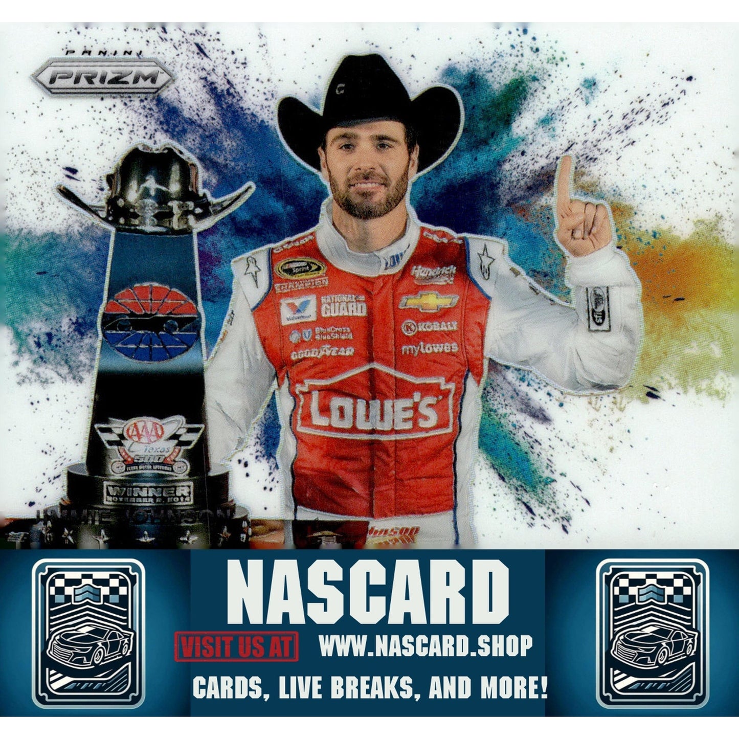 2024 Panini Prizm #3 Jimmie Johnson Color Blast