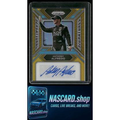 2024 Panini Prizm #SS-AAO Anthony Alfredo Sensational Signatures Gold #/10 - NASCARD.shop