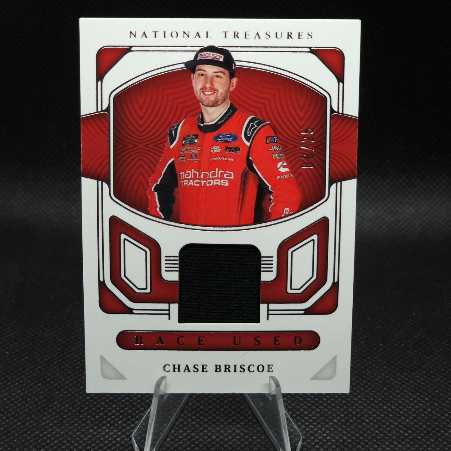 2023 Panini National Treasures Race Used Glove #RU-CBS Chase Briscoe 06/25