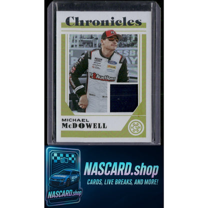 2023 Panini Chronicles #CS-MM Michael McDowell Chronicles Swatches - NASCARD.shop