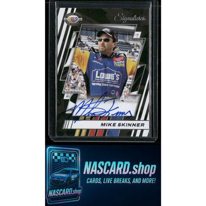 2023 Panini Prime #75-MS Mike Skinner NASCAR 75th Anniversary Signatures