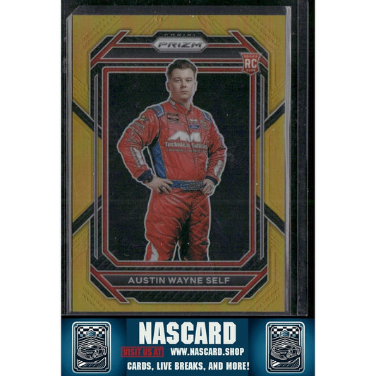2023 Panini Prizm #22 Austin Wayne Self Gold Prizm #/10
