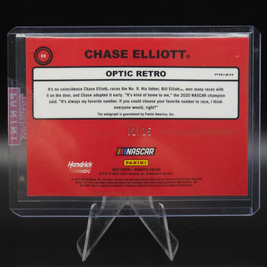 2023 Panini Donruss NASCAR - Optic Retro 1990 Chase Elliott #69 Holo Prizm 02/25