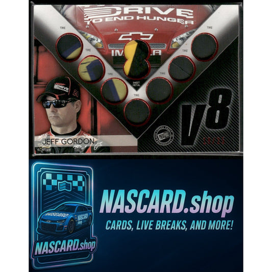 2012 Press Pass Redline #V8-JG Jeff Gordon V8 Relics Red #/25 - NASCARD.shop