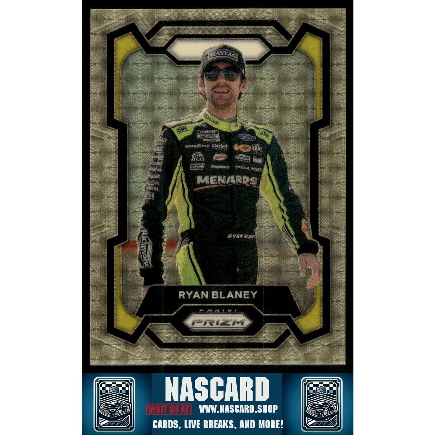 2024 Panini Prizm #50 Ryan Blaney Gold Vinyl 1/1