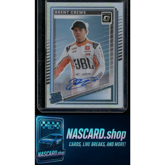 2025 Donruss #98 Brent Crews Optic Signatures Rated Rookie Holo