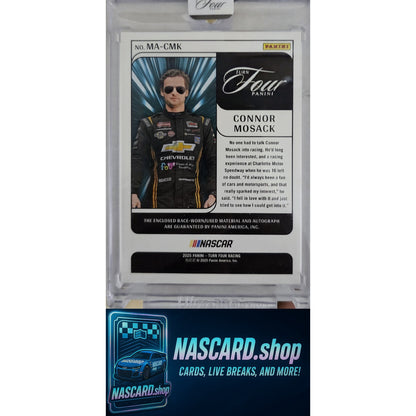 2025 Panini Turn Four #MA-CMK Connor Mosack Memorabilia Autographs Purple #/25