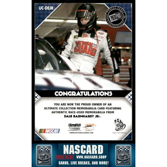 2011 Press Pass Ultimate Collection Race Used Firesuit Dale Earnhardt Jr. /50