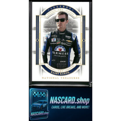 2024 Panini National Treasures #91 Kasey Kahne Holo Gold #/10