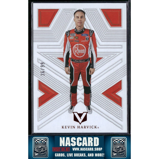 2023 Panini Chronicles #8 Kevin Harvick Vertex Red - NASCARD.shop