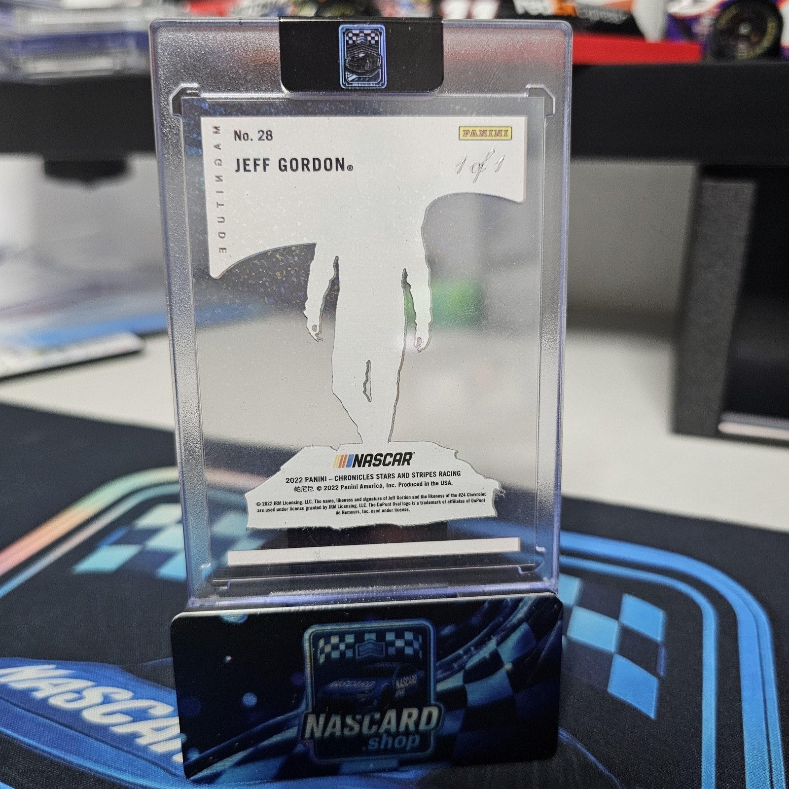 2022 Panini Chronicles #28 Jeff Gordon Magnitude Black #1/1 - NASCARD.shop