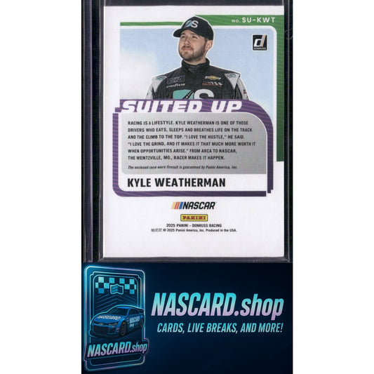 2025 Donruss #SU-KWT Kyle Weatherman Suited Up Swatches