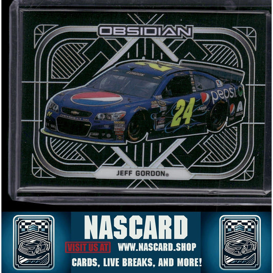 2022 Panini Chronicles #61 Jeff Gordon Obsidian - NASCARD.shop