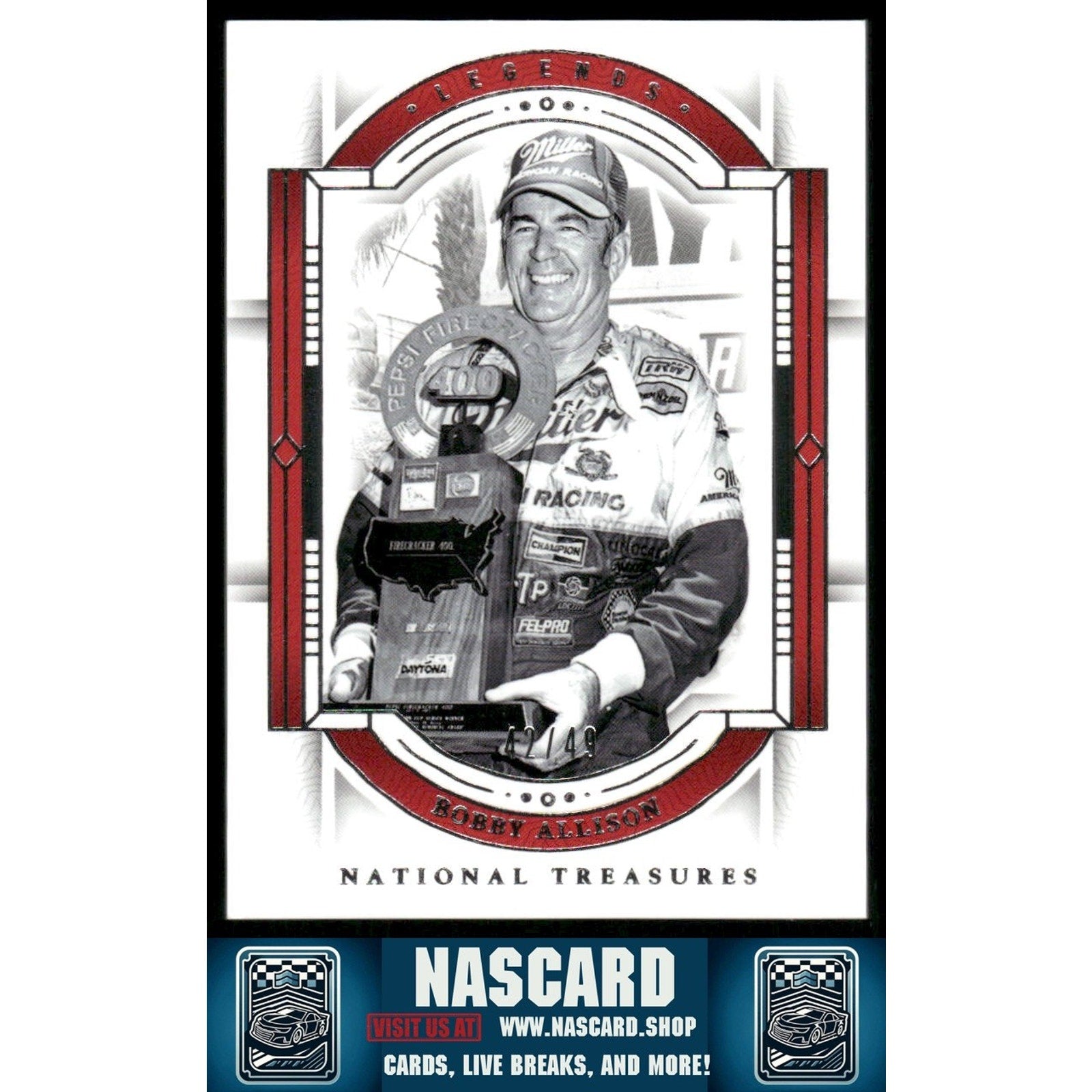 2024 Panini National Treasures #85 Bobby Allison - NASCARD.shop