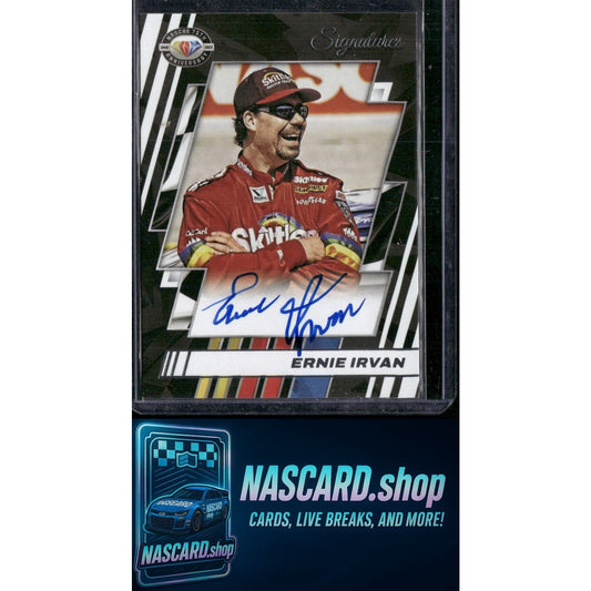 2023 Panini Prizm #75-EI Ernie Irvan NASCAR 75th Anniversary Signatures