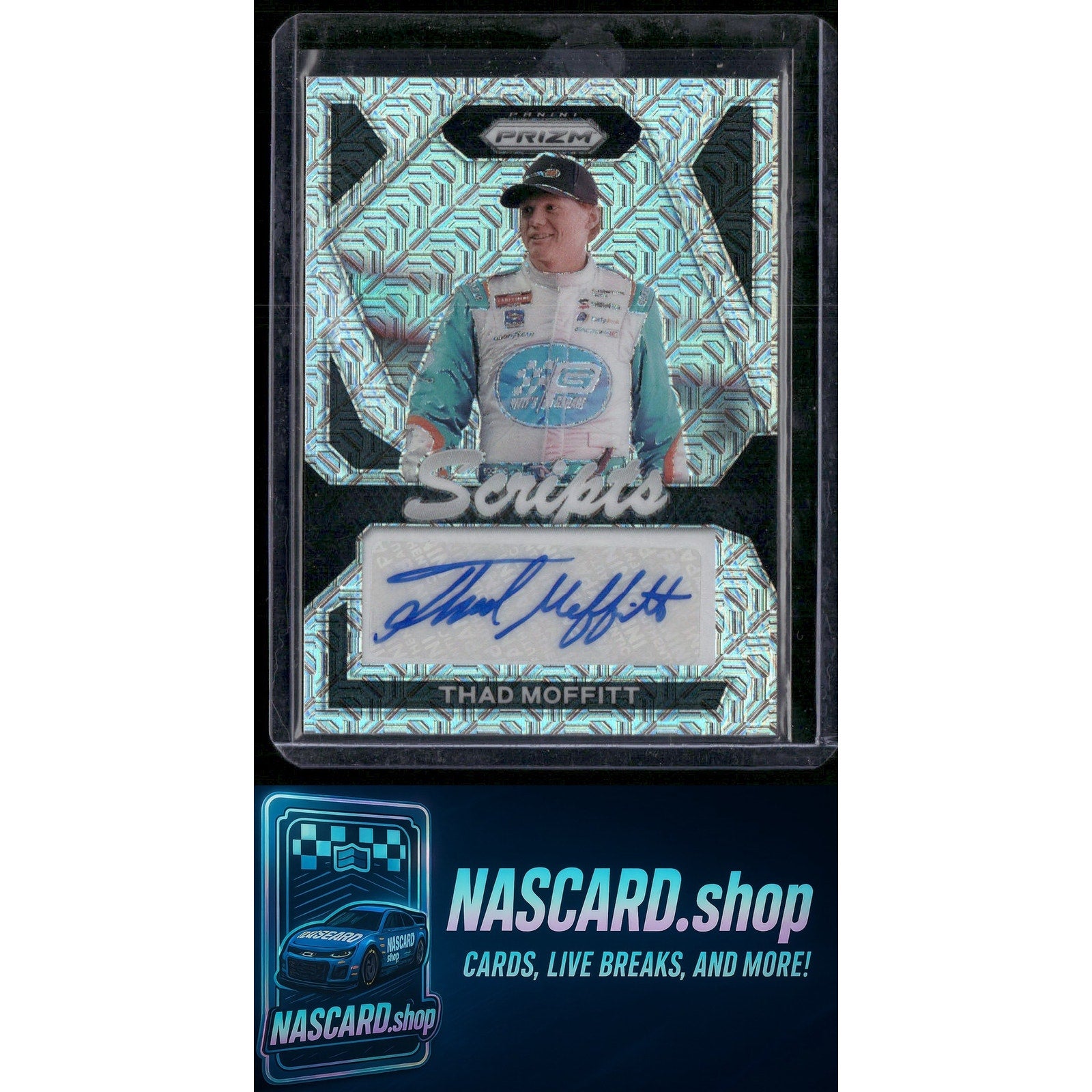 2024 Panini Prizm #S-TMT Thad Moffitt Scripts Mojo #/25 - NASCARD.shop