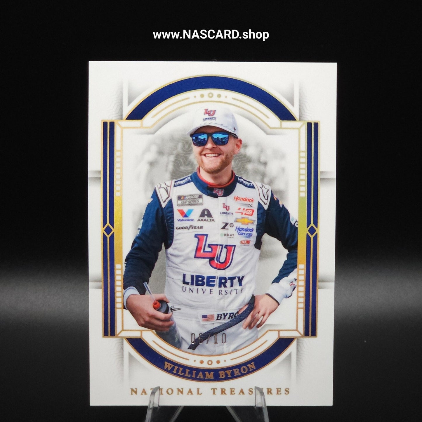 2024 Panini National Treasures Base Holo Gold #5 William Byron /10
