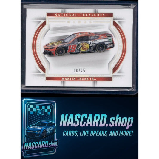 2024 Panini National Treasures #54 Martin Truex Jr. Holo Silver #/25