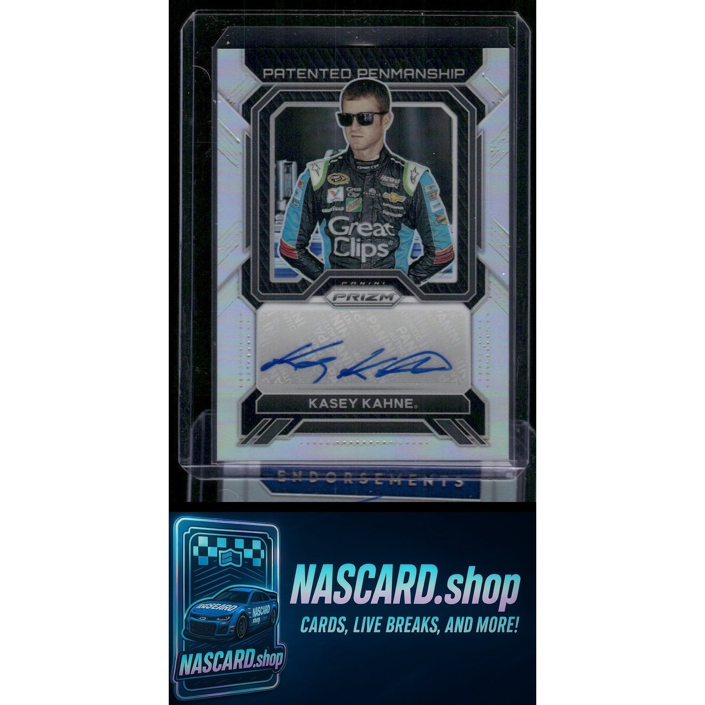 2023 Panini Prizm #PP-KKN Kasey Kahne Patented Penmanship Prizm