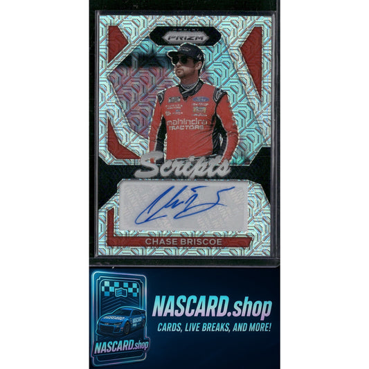 2024 Panini Prizm #S-CBE Chase Briscoe Scripts Mojo #/25 - NASCARD.shop