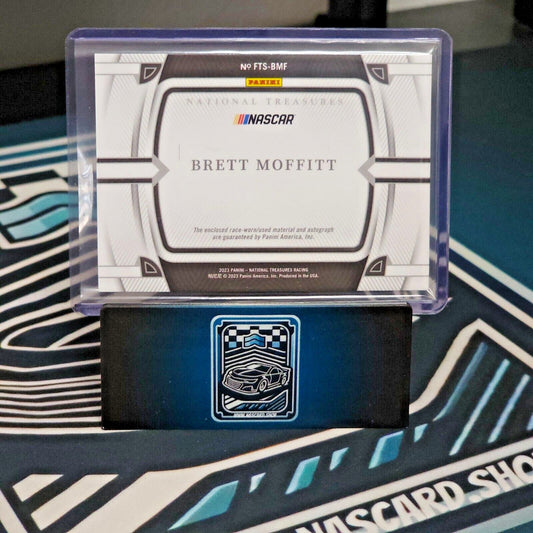 2023 National Treasures Firesuit Treasures Signatures #FTS-BMF Brett Moffitt /99