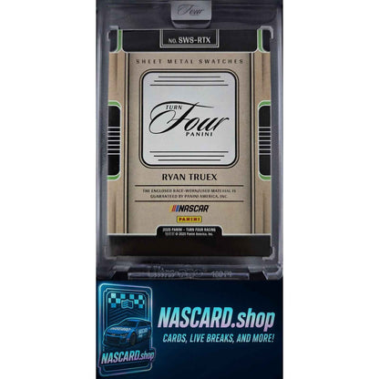 2025 Panini Turn Four #SWS-RTX Ryan Truex Sheet Metal Swatches #/99