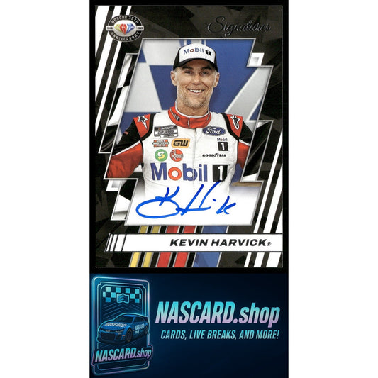 2023 National Treasures Kevin Harvick NASCAR 75th Anniversary Signatures