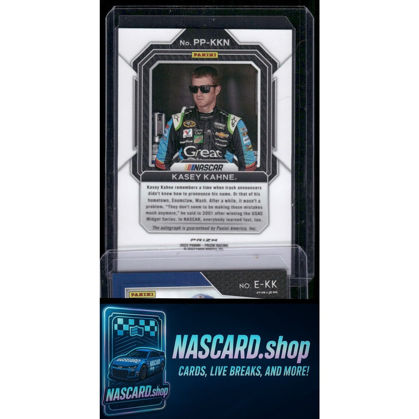 2023 Panini Prizm #PP-KKN Kasey Kahne Patented Penmanship Prizm