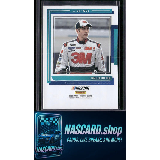2025 Donruss #SV-GBL Greg Biffle Souvenir Swatches