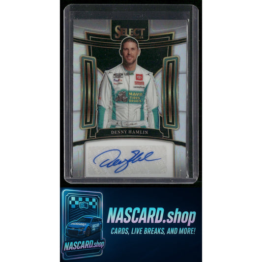 2024 Panini Select #S-DHM Denny Hamlin Signatures