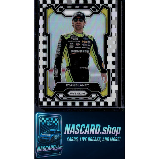 2024 Panini Prizm #50 Ryan Blaney Checkered Flag #/75 - NASCARD.shop