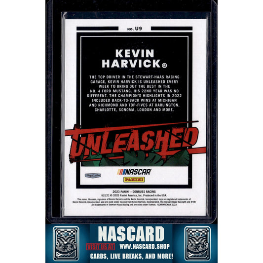 2023 Donruss #U9 Kevin Harvick Unleashed Checkers