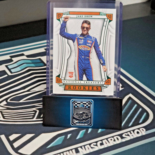 2023 National Treasures Racing Rookies Green #101 Jake Drew 5/5