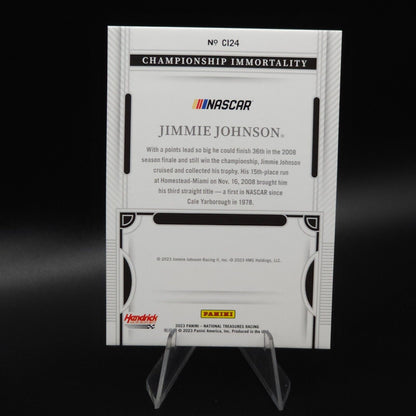 2023 National Treasures Championship Immortality Gold #CI24 Jimmie Johnson /10 - NASCARD.shop