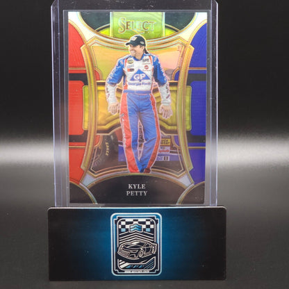 2024 Panini Select Racing Trackside Red and Blue Prizm #254 Kyle Petty /25 - NASCARD.shop