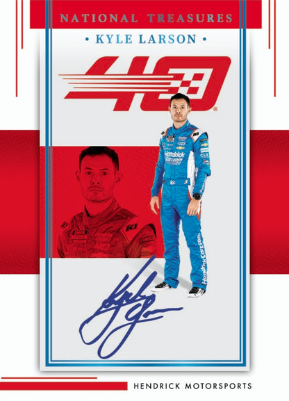 2024 Panini National Treasures NASCAR™ Racing Hobby Box – Avg. 8 Auto/Relic Hits & 2 Inserts (1 Pack / 10 Cards)2024 Panini National Treasures Racing Trading Card Box (Hobby)