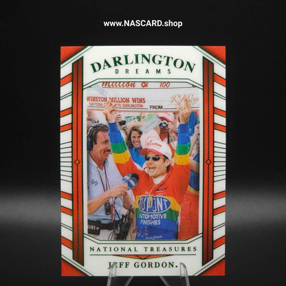2024 National Treasures Darlington Dreams Green Jeff Gordon /5