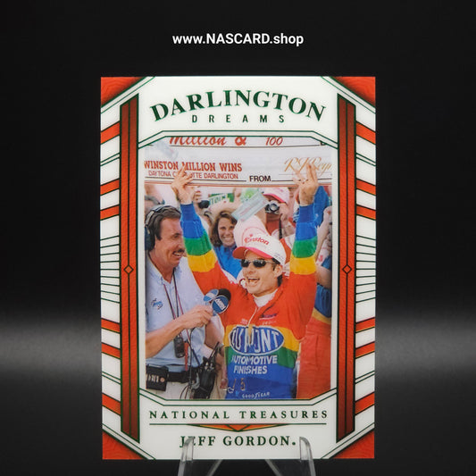 2024 National Treasures Darlington Dreams Green Jeff Gordon /5