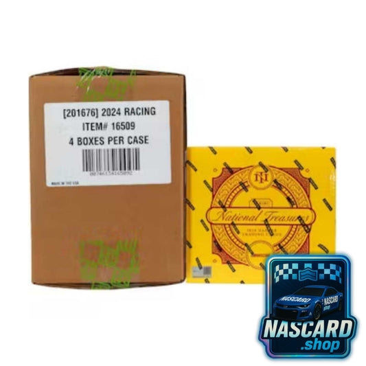 2024 Panini National Treasures Racing Hobby 4-Box Case