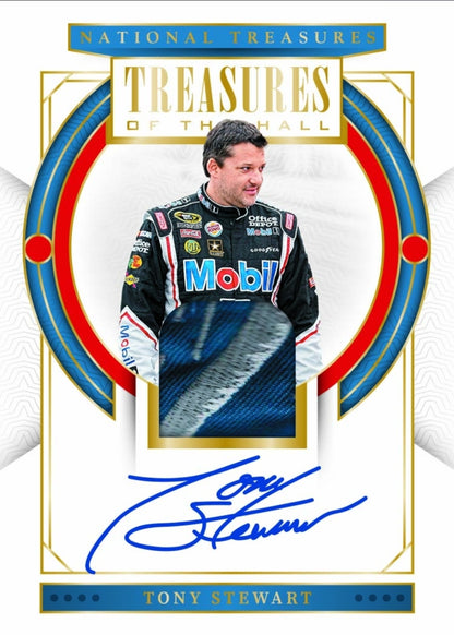 2024 Panini National Treasures NASCAR™ Racing Hobby Box – Avg. 8 Auto/Relic Hits & 2 Inserts (1 Pack / 10 Cards)2024 Panini National Treasures Racing Trading Card Box (Hobby)
